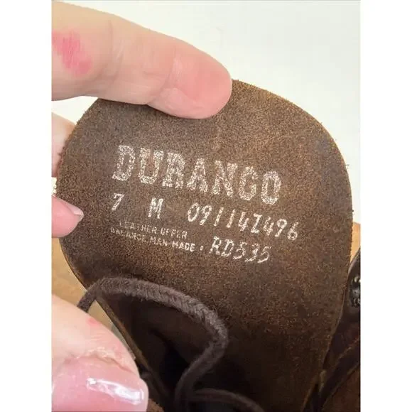 Durango Western Boot Womens Comfort Shoes Ladies Size 7 - Picture 9 of 10